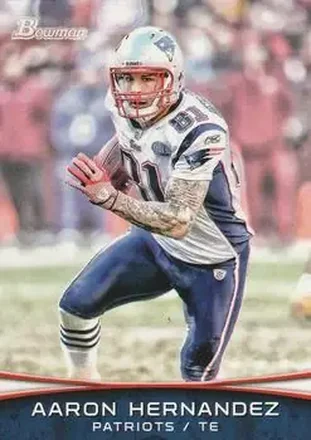 2012 Bowman #24 - Aaron Hernandez - New England Patriots
