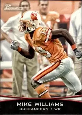 2012 Bowman #27 - Mike Williams - Tampa Bay Buccaneers