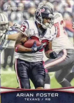 2012 Bowman #30 - Arian Foster - Houston Texans