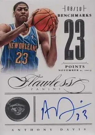 2012-13 Panini Flawless - BenchMarks #28 - Anthony Davis - New Orleans Pelicans