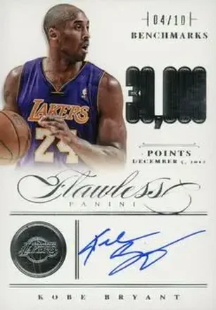 2012-13 Panini Flawless - BenchMarks #39 - Kobe Bryant - Los Angeles Lakers