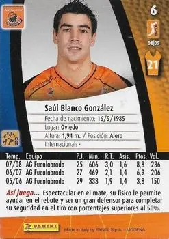 Back of Saul Blanco