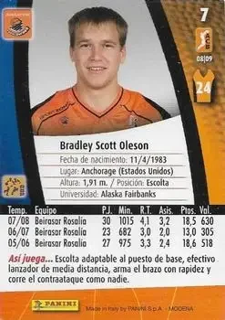 Back of Brad Oleson