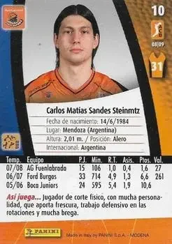 Back of Matias Sandes