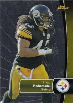 2012 Finest #2 - Troy Polamalu - Pittsburgh Steelers