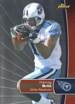 2012 Finest #4 - Kenny Britt - Tennessee Titans