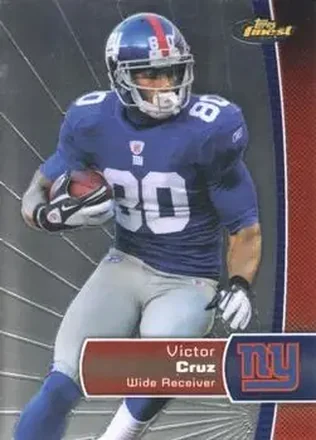 2012 Finest #6 - Victor Cruz - New York Giants