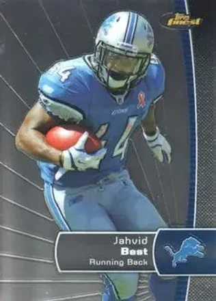 2012 Finest #7 - Jahvid Best - Detroit Lions