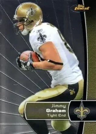 2012 Finest #8 - Jimmy Graham - New Orleans Saints