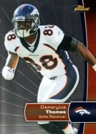2012 Finest #9 - Demaryius Thomas - Denver Broncos