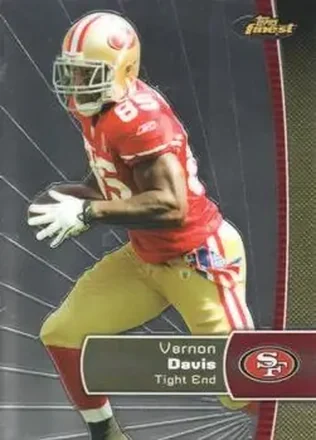 2012 Finest #12 - Vernon Davis - San Francisco 49ers