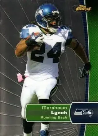 2012 Finest #14 - Marshawn Lynch - Seattle Seahawks
