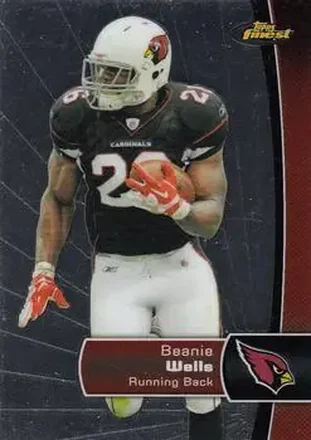 2012 Finest #16 - Beanie Wells - Arizona Cardinals