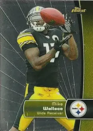 2012 Finest #35 - Mike Wallace - Pittsburgh Steelers