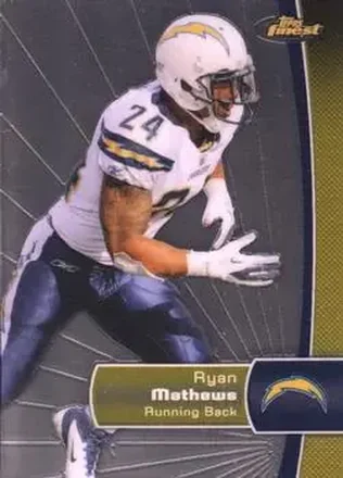 2012 Finest #37 - Ryan Mathews - San Diego Chargers