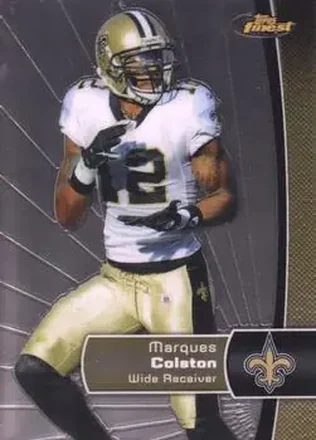 2012 Finest #38 - Marques Colston - New Orleans Saints