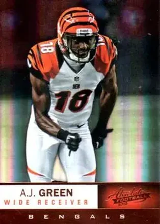 2012 Panini Absolute #9 - A.J. Green - Cincinnati Bengals