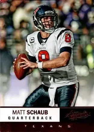 2012 Panini Absolute #18 - Matt Schaub - Houston Texans