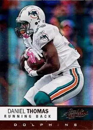 2012 Panini Absolute #32 - Daniel Thomas - Miami Dolphins