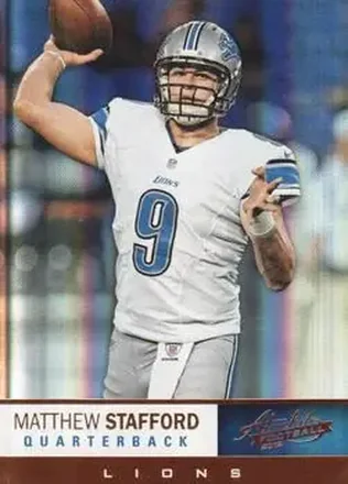 2012 Panini Absolute #45 - Matthew Stafford - Detroit Lions