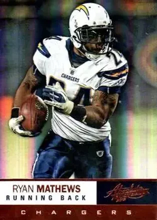 2012 Panini Absolute #78 - Ryan Mathews - San Diego Chargers
