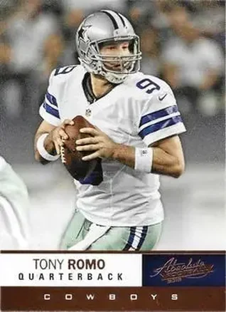 2012 Panini Absolute #82 - Tony Romo - Dallas Cowboys