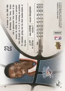 Back of Jeff Green