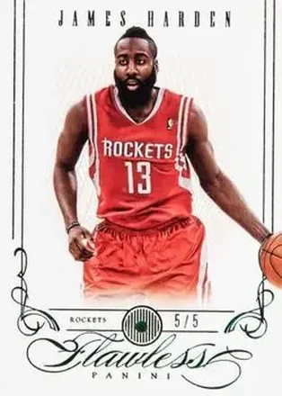 2012-13 Panini Flawless - Emerald #34 - James Harden - Houston Rockets