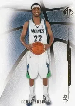 2008-09 SP Authentic #8 Corey Brewer