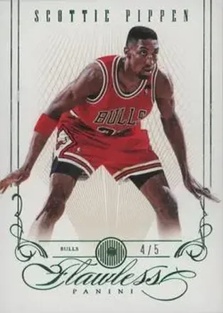 2012-13 Panini Flawless - Emerald #90 - Scottie Pippen - Chicago Bulls