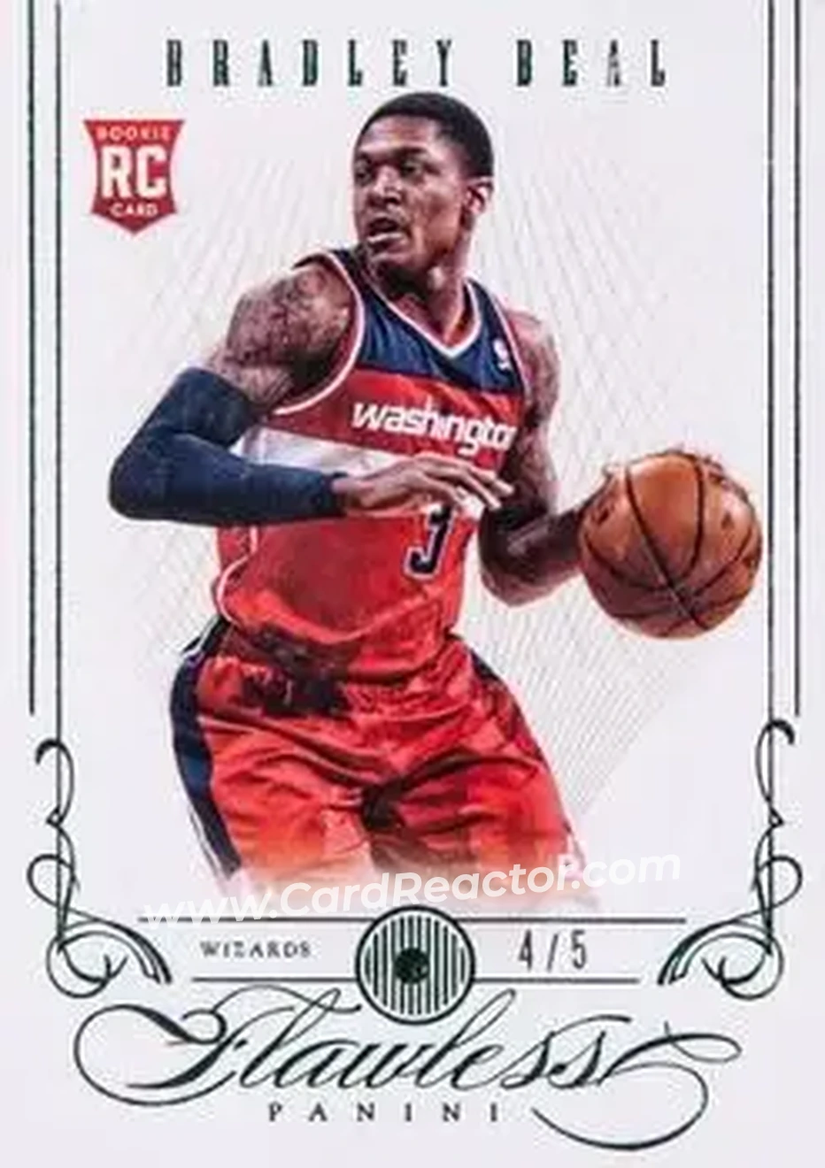 2012-13 Panini Flawless - Emerald #91 - Bradley Beal - Washington Wizards - Front