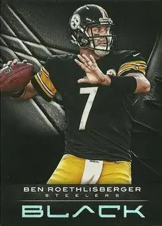 2012 Panini Black #13 - Ben Roethlisberger - Pittsburgh Steelers