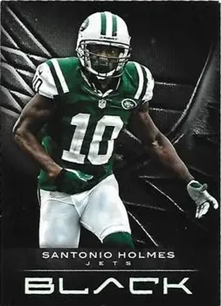 2012 Panini Black #41 - Santonio Holmes - New York Jets