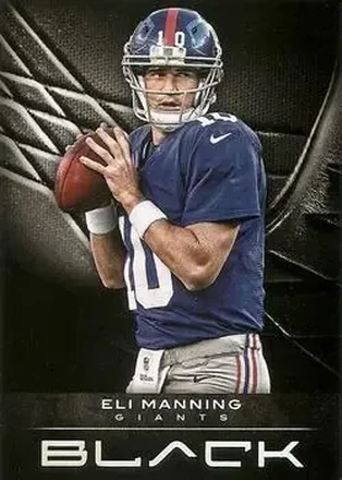 2012 Panini Black #66 - Eli Manning - New York Giants