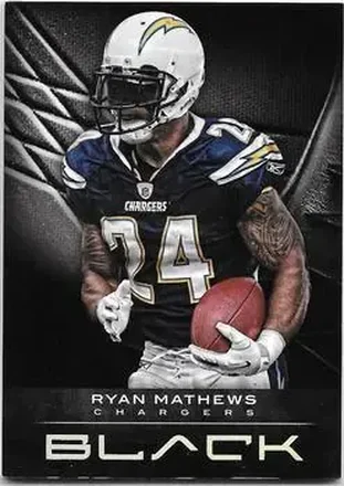 2012 Panini Black #79 - Ryan Mathews - San Diego Chargers