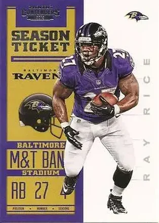 2012 Panini Contenders #9 - Ray Rice - Baltimore Ravens