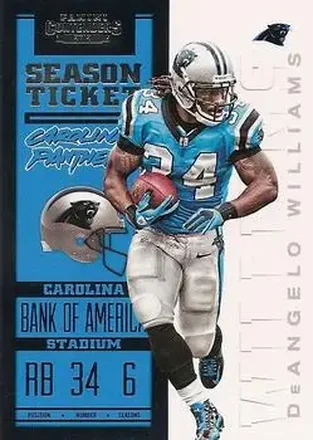 2012 Panini Contenders #15 - DeAngelo Williams - Carolina Panthers