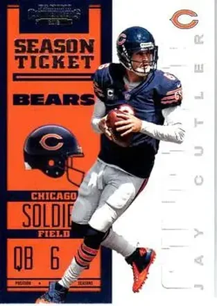 2012 Panini Contenders #17 - Jay Cutler - Chicago Bears