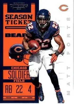 2012 Panini Contenders #18 - Matt Forte - Chicago Bears