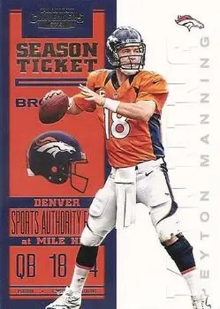 2012 Panini Contenders #29 - Peyton Manning - Denver Broncos