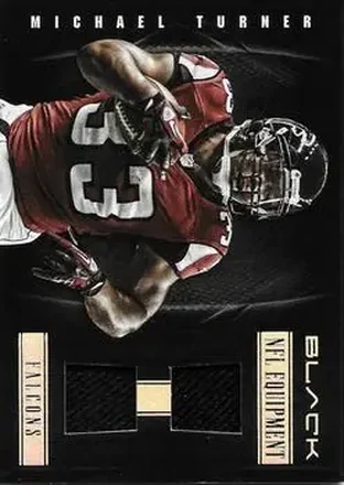 2012 Panini Black - NFL Equipment #7 - Michael Turner - Atlanta Falcons