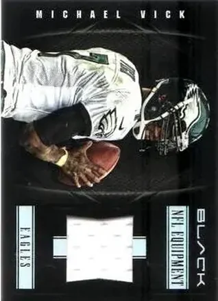 2012 Panini Black - NFL Equipment #22 - Michael Vick - Philadelphia Eagles