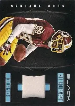 2012 Panini Black - NFL Equipment #49 - Santana Moss - Washington Redskins