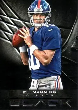 2012 Panini Black - Black #66 - Eli Manning - New York Giants