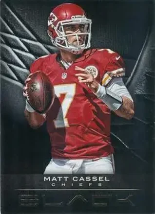 2012 Panini Black - Black #98 - Matt Cassel - Kansas City Chiefs