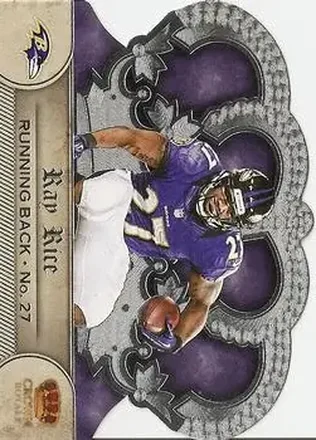 2012 Panini Crown Royale #8 - Ray Rice - Baltimore Ravens