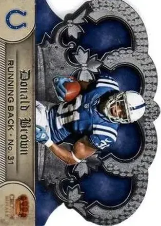 2012 Panini Crown Royale #31 - Donald Brown - Indianapolis Colts