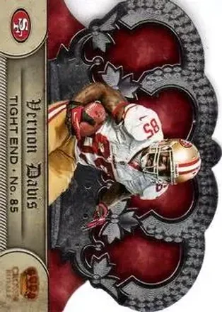 2012 Panini Crown Royale #124 - Vernon Davis - San Francisco 49ers