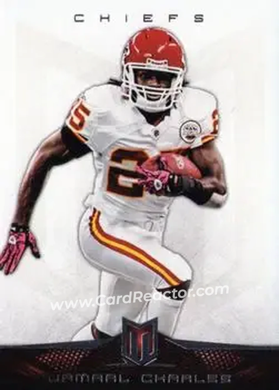 2012 Panini Momentum #69 - Jamaal Charles - Kansas City Chiefs - Front