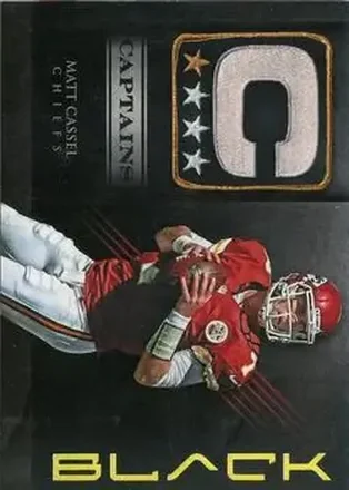 2012 Panini Black - Captains #10 - Matt Cassel - Kansas City Chiefs
